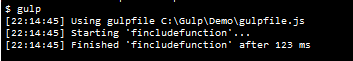 Gulp File Include j
