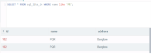 SQL LIKE in Statement | How to Use SQL like in statement?