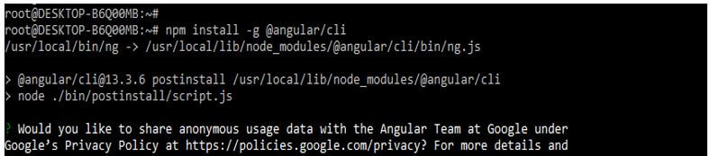 Install the angular material CLI by using the npm command