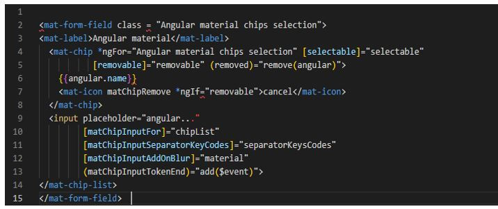 Plantage tegenkomen magie Angular Material Chips | How to Use Angular Material Chips?