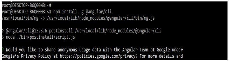install the Angular CLI