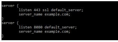 Nginx default_server 9