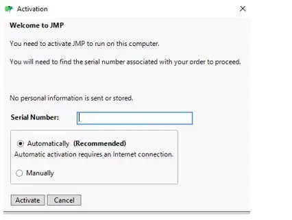 SAS JMP - License or Serial Key