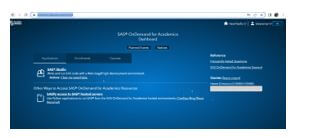 login the SAS OnDemand for Academics Dashboard website