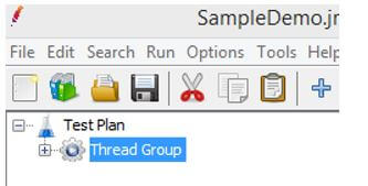 create test plan and add thread group