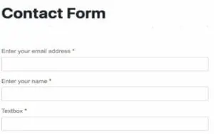 Joomla Contact Form 12