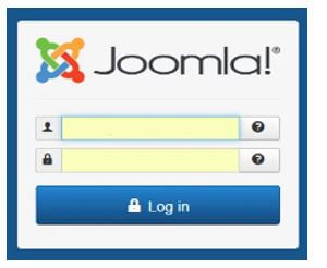 access the Joomla admin panel