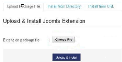 select an extension