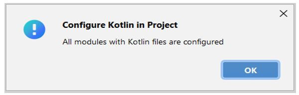 Kotlin not configured 