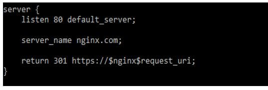 Nginx Force HTTPS 1