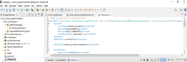 Maven Project | Reporting Documentation from Central Information