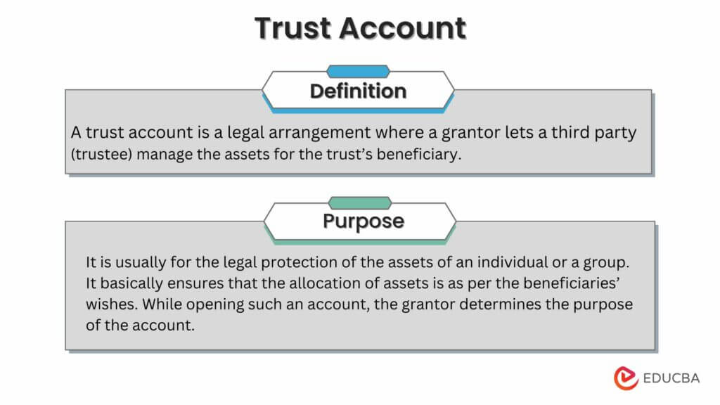 Trust Account Definition Purpose Types Rules To Set up