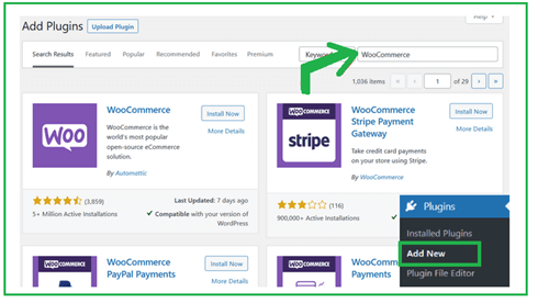 Installing WooCommerce 1