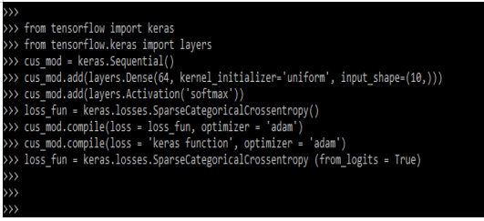 keras and layers modules