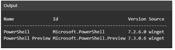 PowerShell Version Command 6