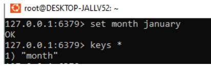 created and check the number of keys