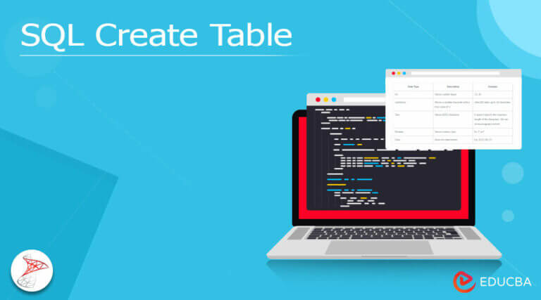 Sql Create Table Syntax To Generate A Database Table