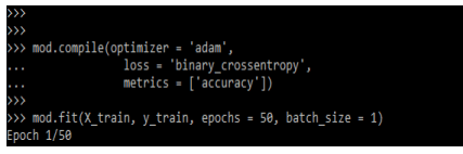 Keras Binary Classification Compiling