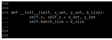 Keras Utils Sequence init method