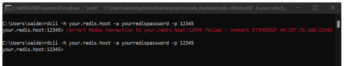 host and password setup