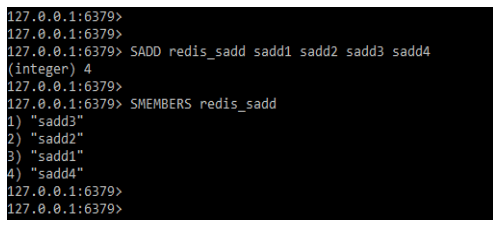 Redis SADD - Multiple Elements