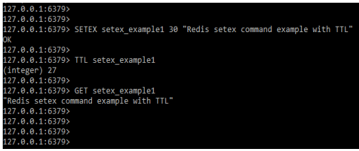get and TTL command