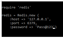 Redis gem - Code for connecting