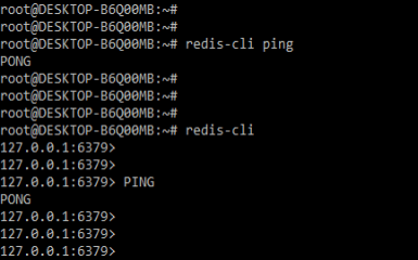 Status of redis localhost