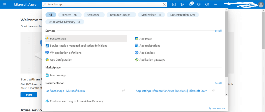 Azure Functions Example Login