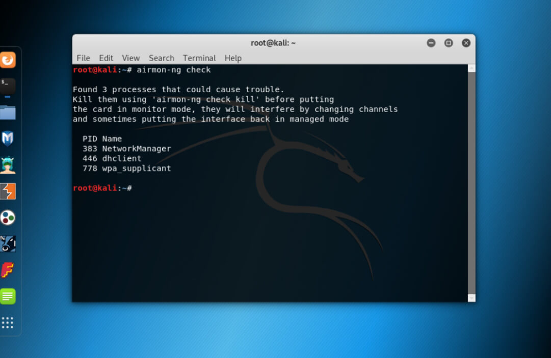 Adapter in Kali Linux Monitor Mode