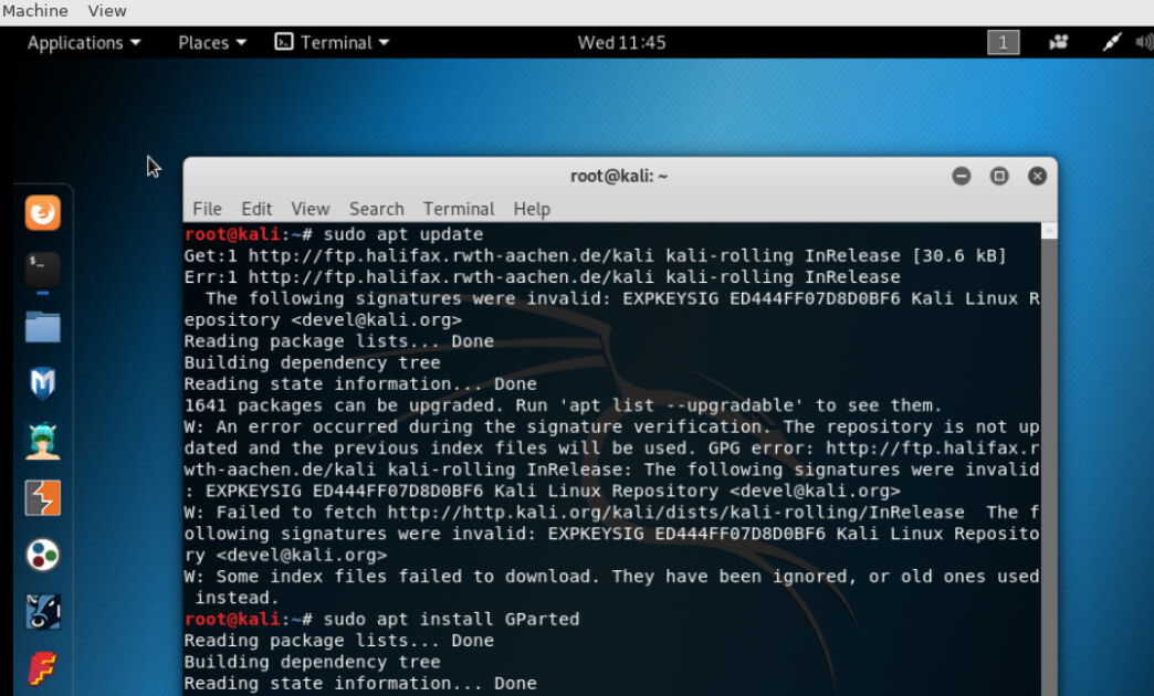 Kali Linux Persistent USB - Gparted Tool