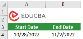 Date Ranges in Excel - Performing an Operation