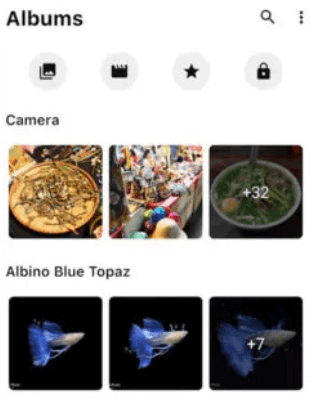 Photo gallery application