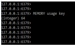 Key memory usage