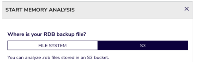 either present on the s3 bucket or not