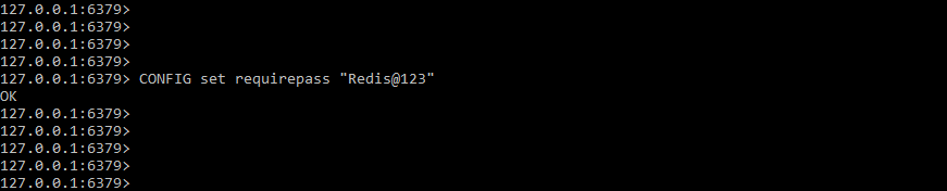 Redis NOAUTH Authentication Required Password