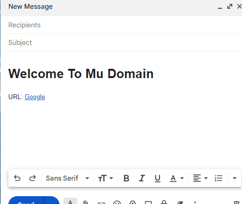 Send HTML Email Body