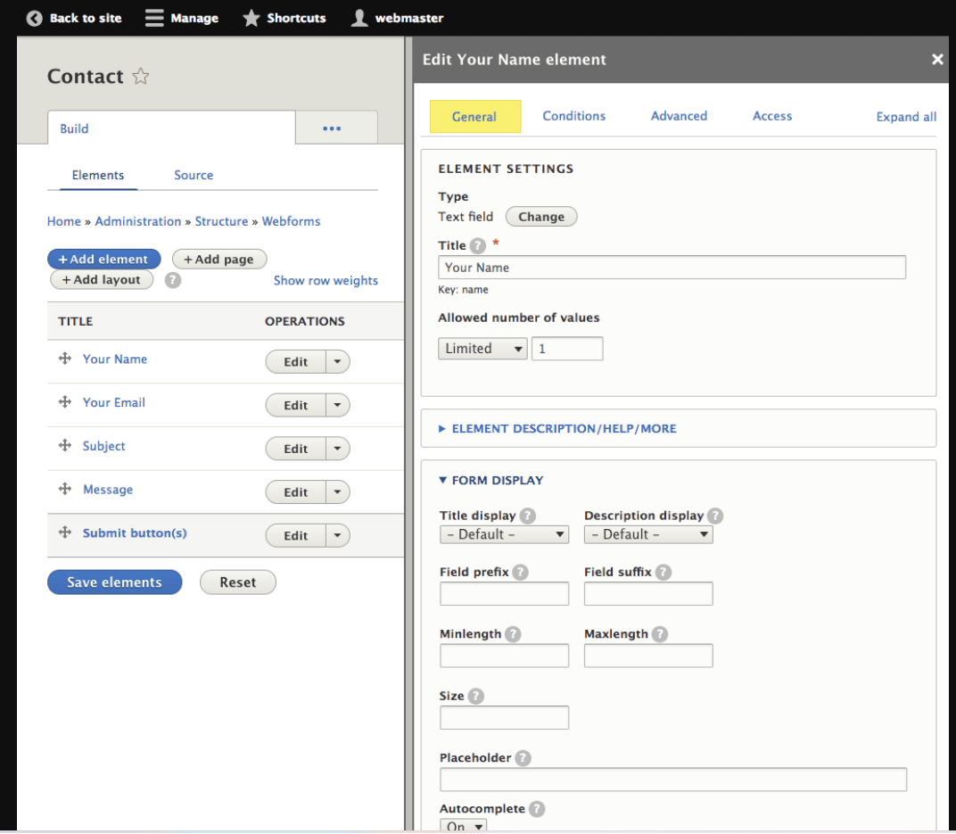 Drupal Webform 5