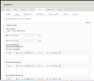 Drupal Webform | OpenSource Form Constructor & Acceptance Manager