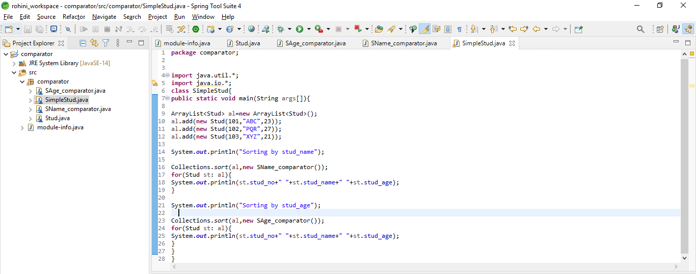 Java 8 Comparator Examples on How to Use Java 8 Comparator