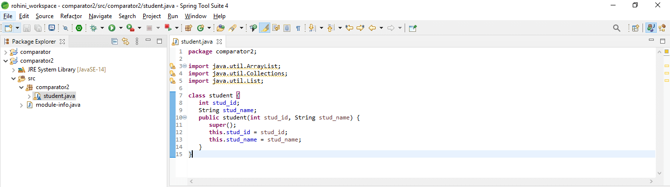 Simple Java 8 Comparator Class