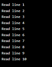 Files.lines (Path, charset) method