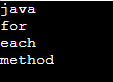 Java 8 forEach - Signature Interface