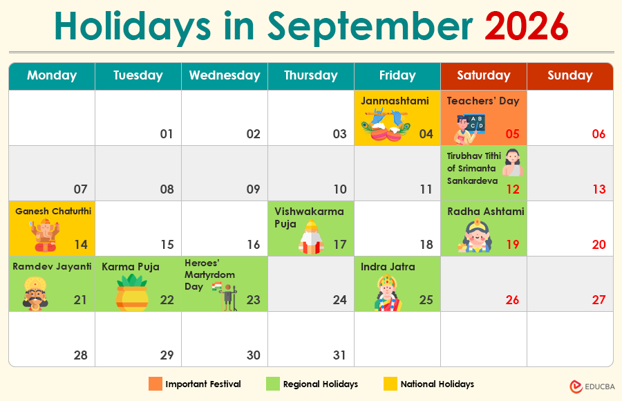 Holidays in September 2026