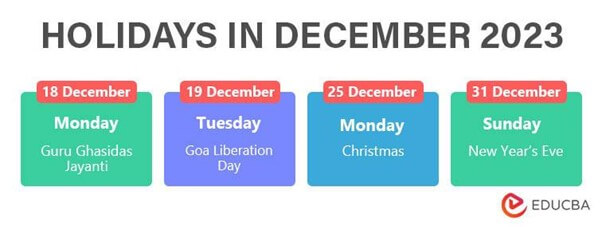 Holidays in December