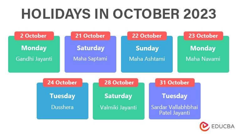 Holidays In October 2023 List Of Holidays In October 2023 Updated 