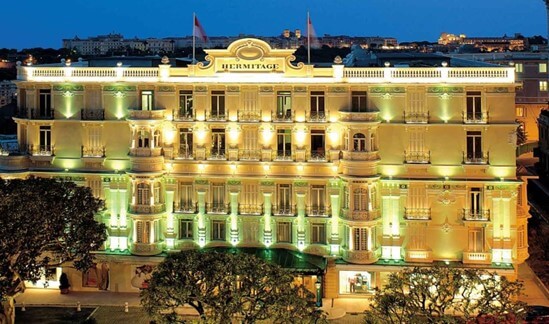 Hotels in Monaco- Hotel Hermitage