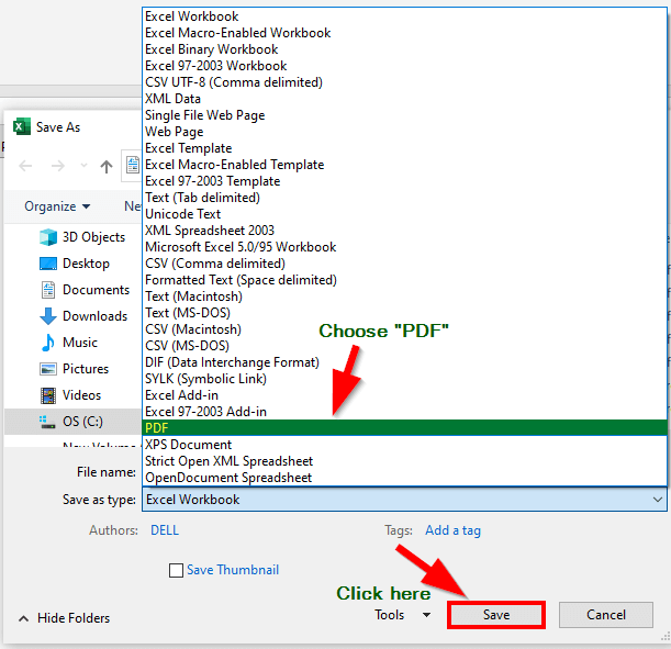 Adding Save As tab in Excel Ribbon- Click Save
