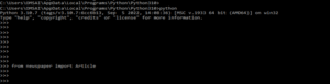Python Newspaper | Library used for News Articles, Web Scraping