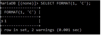 SQL to Number Format - Using Currency